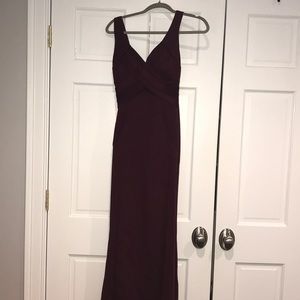 Burgundy Prom dress!